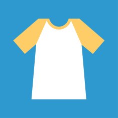 Shirt flat icon symbol
