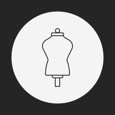 model hanger line icon N8