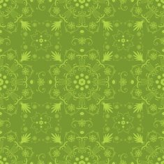 Intricate seamless hand drawn floral background