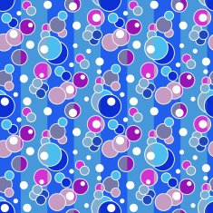 Colored circles seamless pattern retro background N3