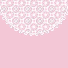 lace frame on pink background N4
