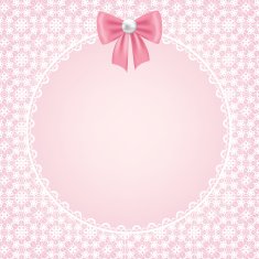 lace frame on pink background N6