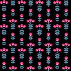 Paper Trendy Flat Flower Seamless Pattern Vector Illustration N9