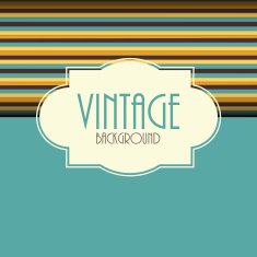 Retro Vintage Background Template Vector Illustration N9