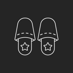 slippers line icon N13