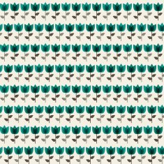 Paper Trendy Flat Flower Seamless Pattern Vector Illustration N22