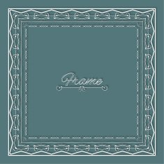 Stylish vintage frame N4