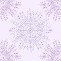 Seamless background with hand-drawn floral pattern N5