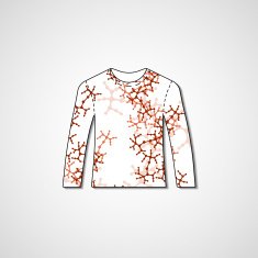 Abstract illustration on sweater N2