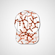 Abstract illustration on peaked cap N2