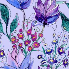 Seamless Floral Pattern N535
