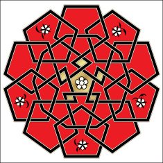 Vector ornament Celtic knot style