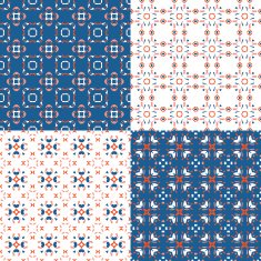 Geometric seamless pattern N69