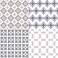 Geometric seamless pattern N73