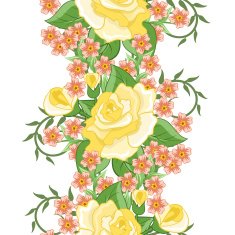 Seamless floral ornament N30