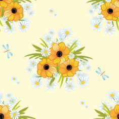 Seamless floral background N137