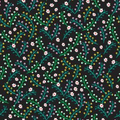 beautiful tiny flowers seamless pattern background