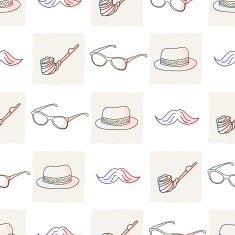 Hipster seamless pattern N7