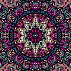 Abstract Tribal vintage ethnic seamless pattern ornamental N10