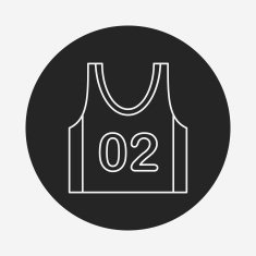 Sports vest line icon N5