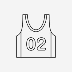 Sports vest line icon N8