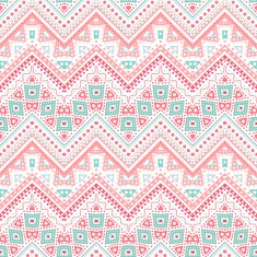 Tribal ethnic zig zag pattern Vector illustration