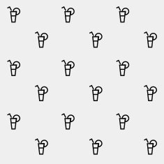 Geometric simple monochrome minimalistic vector holiday pattern cocktails N12