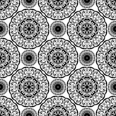Asian seamless traditional ornaments