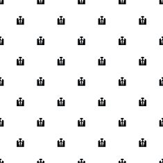 Vector seamless pattern suit