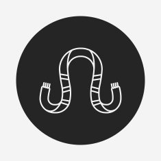 scarf line icon