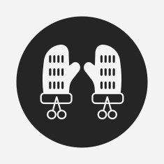 Winter gloves icon N13