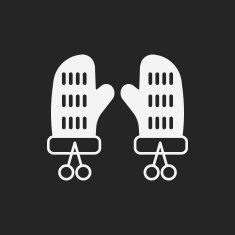Winter gloves icon N14