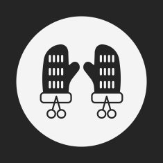 Winter gloves icon N15