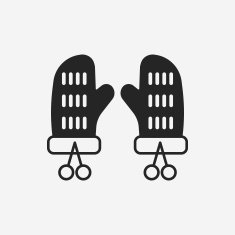 Winter gloves icon N16