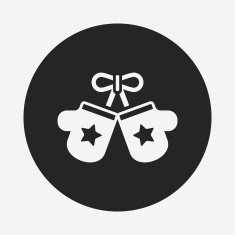 Winter gloves icon N17