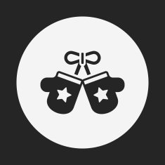 Winter gloves icon N19