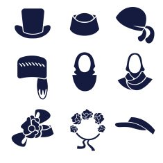 Different types of women&rsquo;s hats and headdresses