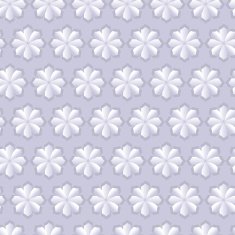 Vector floral seamless pattern 3D