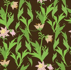 Vector floral seamless pattern N34