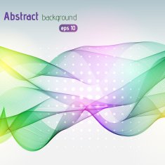 abstract colorful waves background N18
