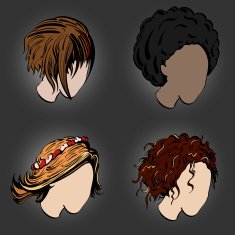 Stylish hairstyles
