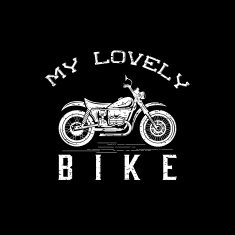 vintage grunge motorcycle graphic vector design template
