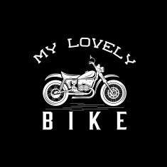 vintage motorcycle graphic vector design template