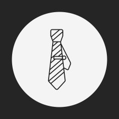 Necktie line icon N13