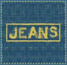 jeans grunge background vector design template