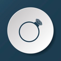 Ring vector icon N2