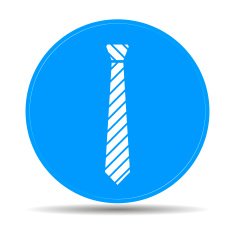 Simple icon tie N6