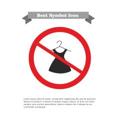 No dress icon