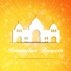 Background for Muslim Community Festival Vector Illustration N10