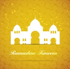 Background for Muslim Community Festival Vector Illustration N12
